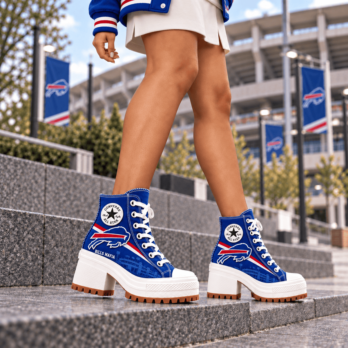 PREMIUM BFBL Heeled High-Top Sneakers TMH