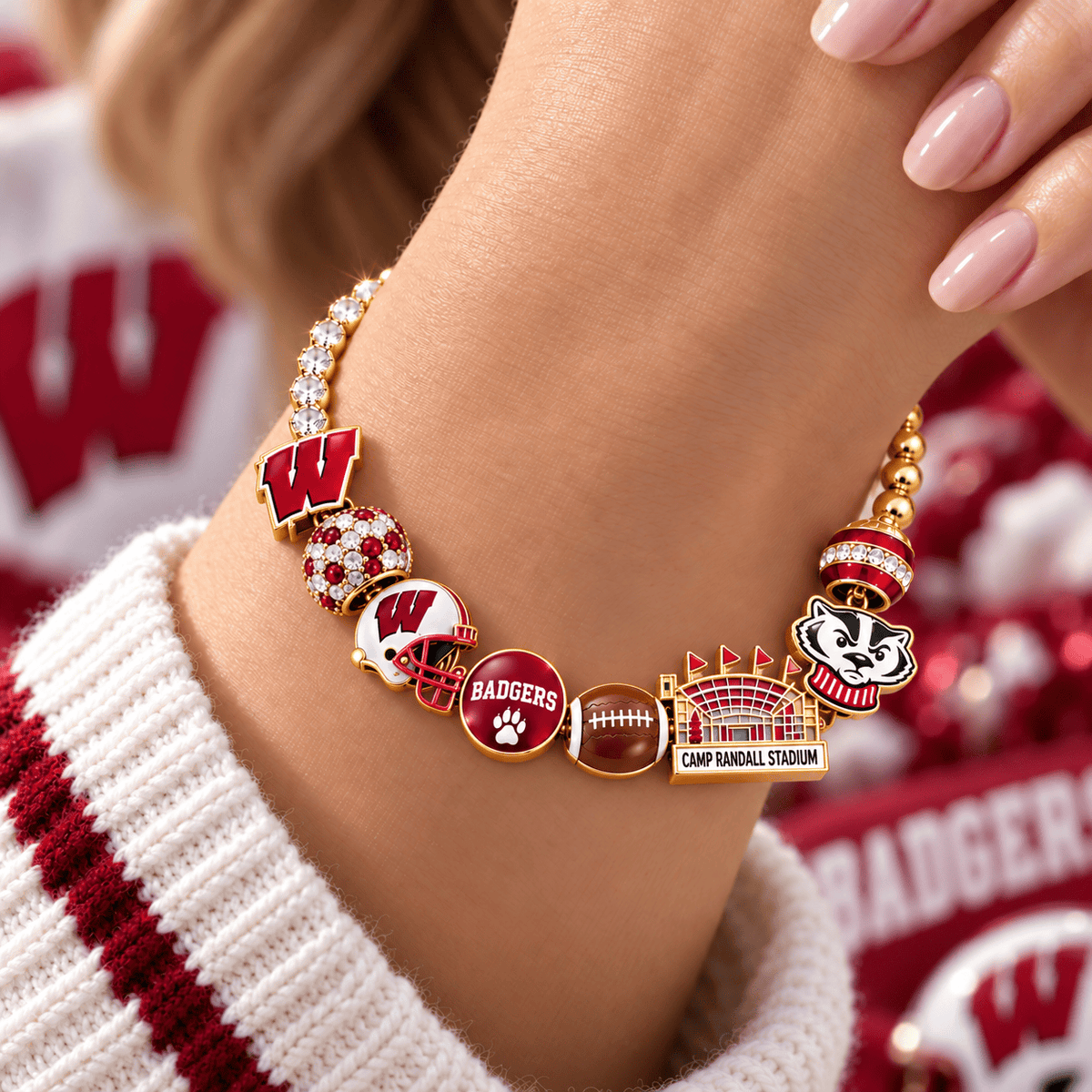 WBG Gold Charm Bracelet Set BMD