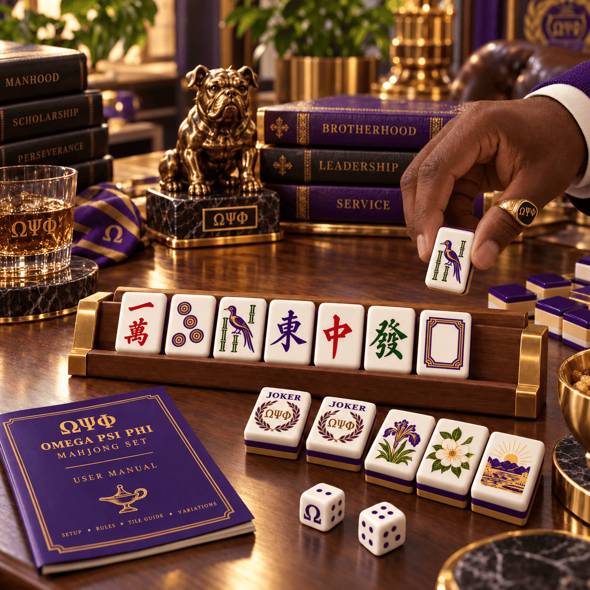 Premium OMPP Mahjong Tiles Set TNSM
