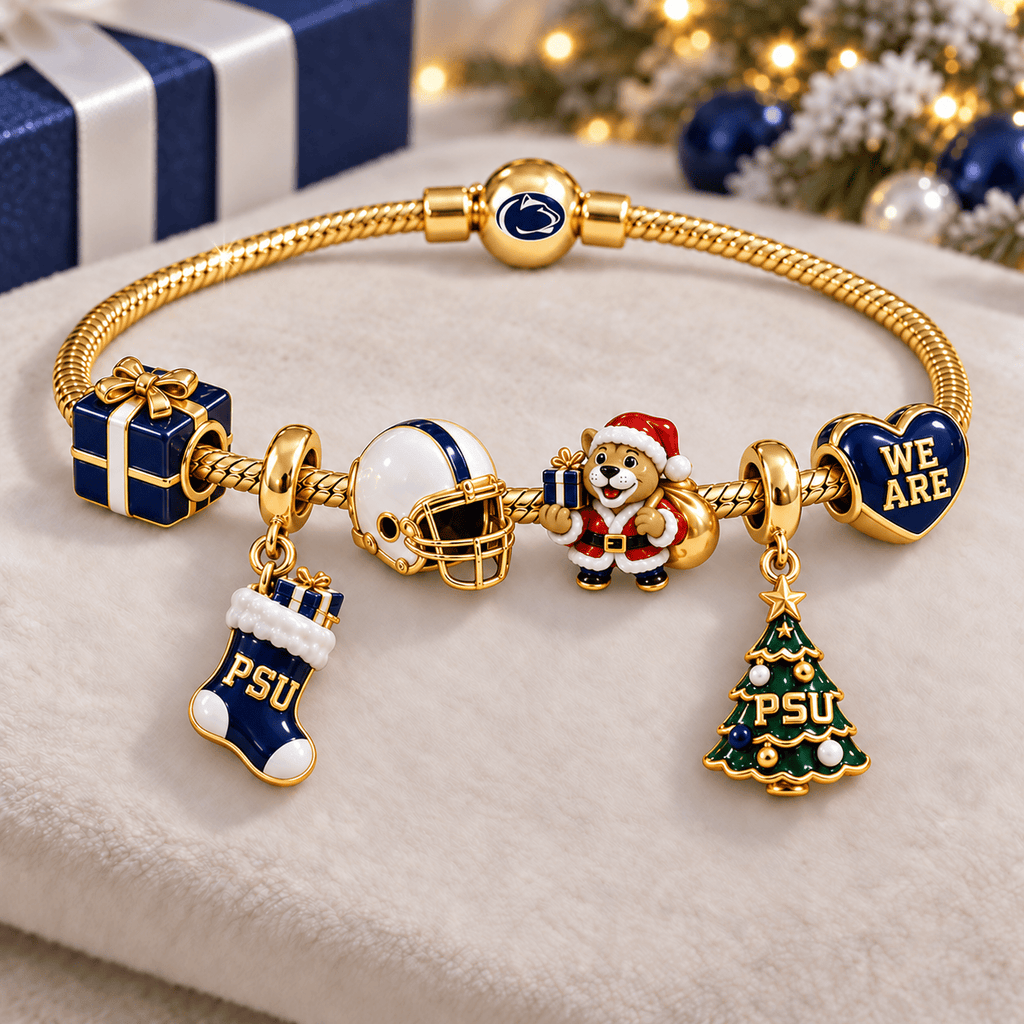 PSNL Gold Charm Bracelet Set TTTT