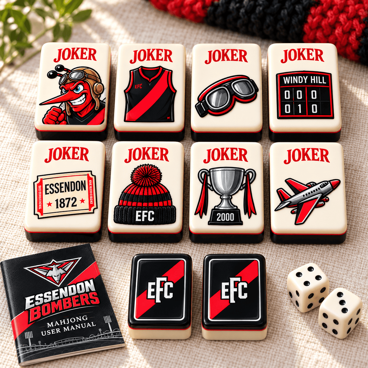 Premium EDB Mahjong Tiles Set TTMH