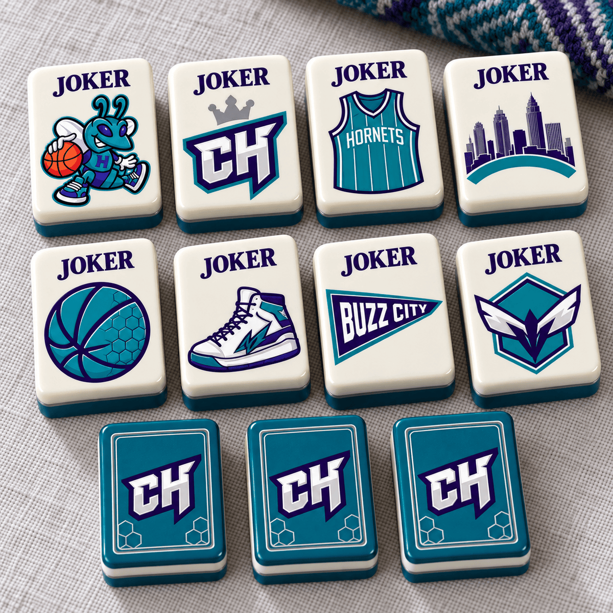 Premium CLH Mahjong Tiles Set PVNA