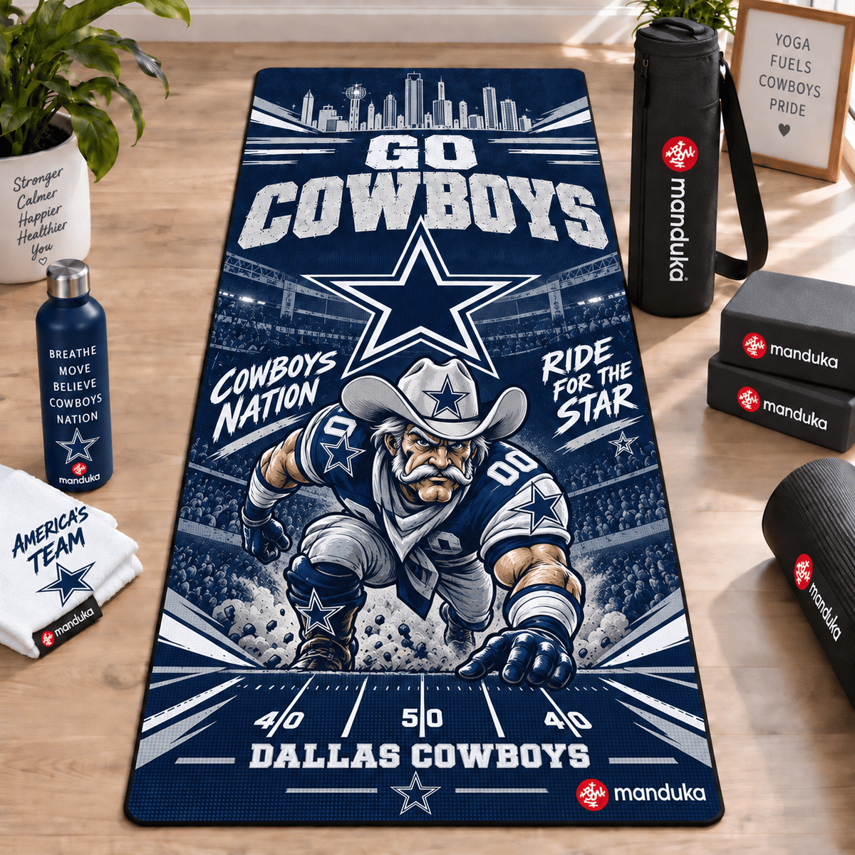 DLCB Premium Printed Yoga Mat BMD