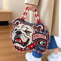 GGBD Sculptural Embroidered Denim Handbag NTKO