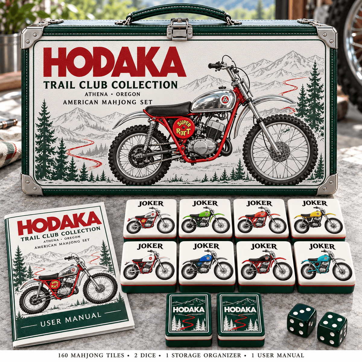 Premium HOD Mahjong Tiles Set PVNA
