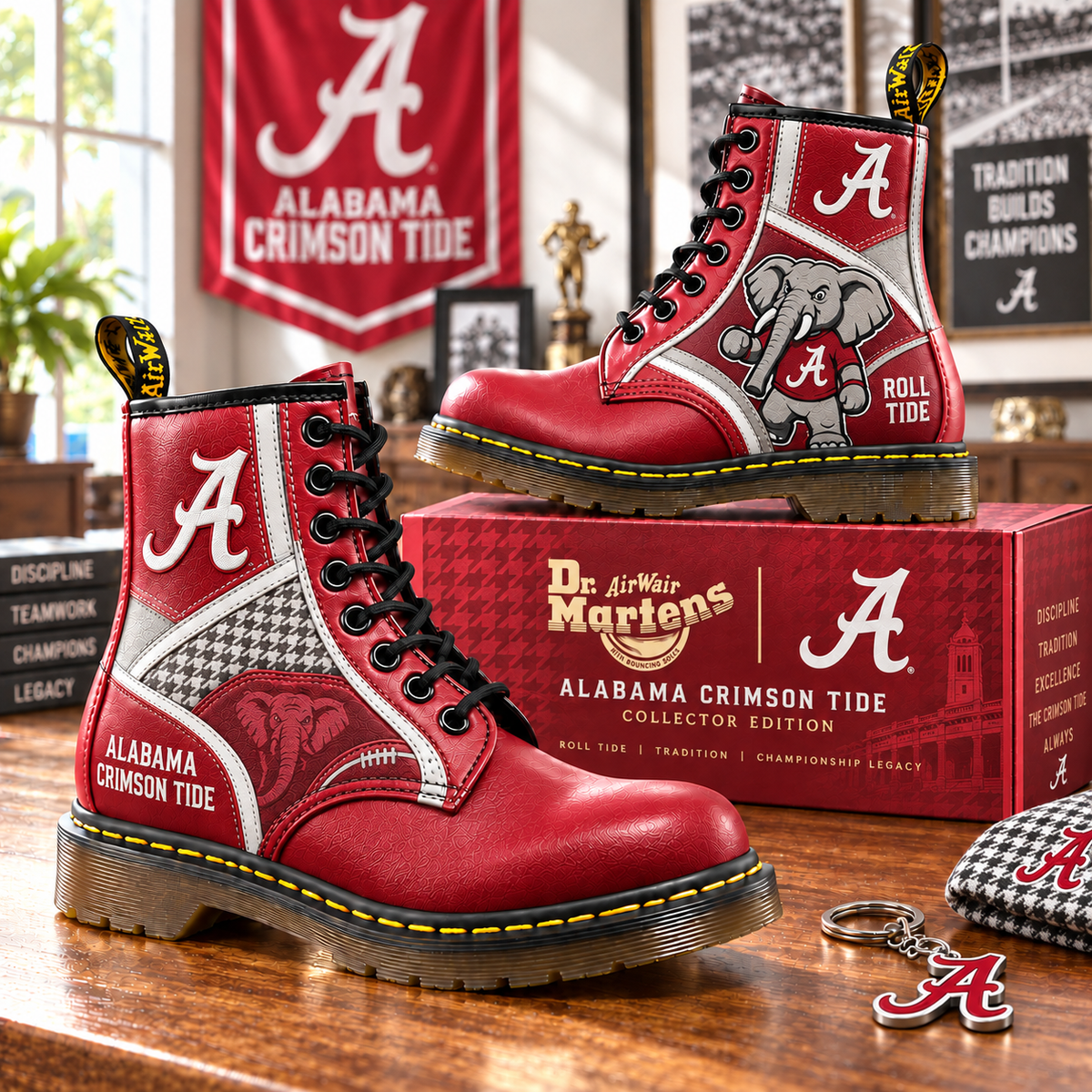 ACT Premium Leather Lace-Up Boots LNTH