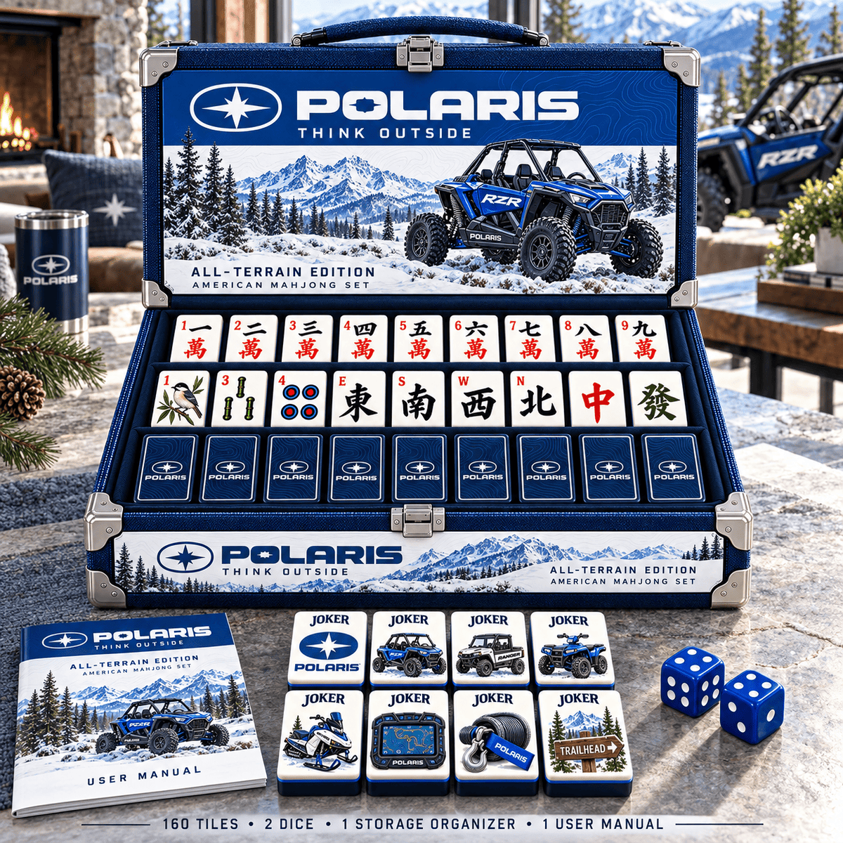 Premium POL Mahjong Tiles Set PVNA