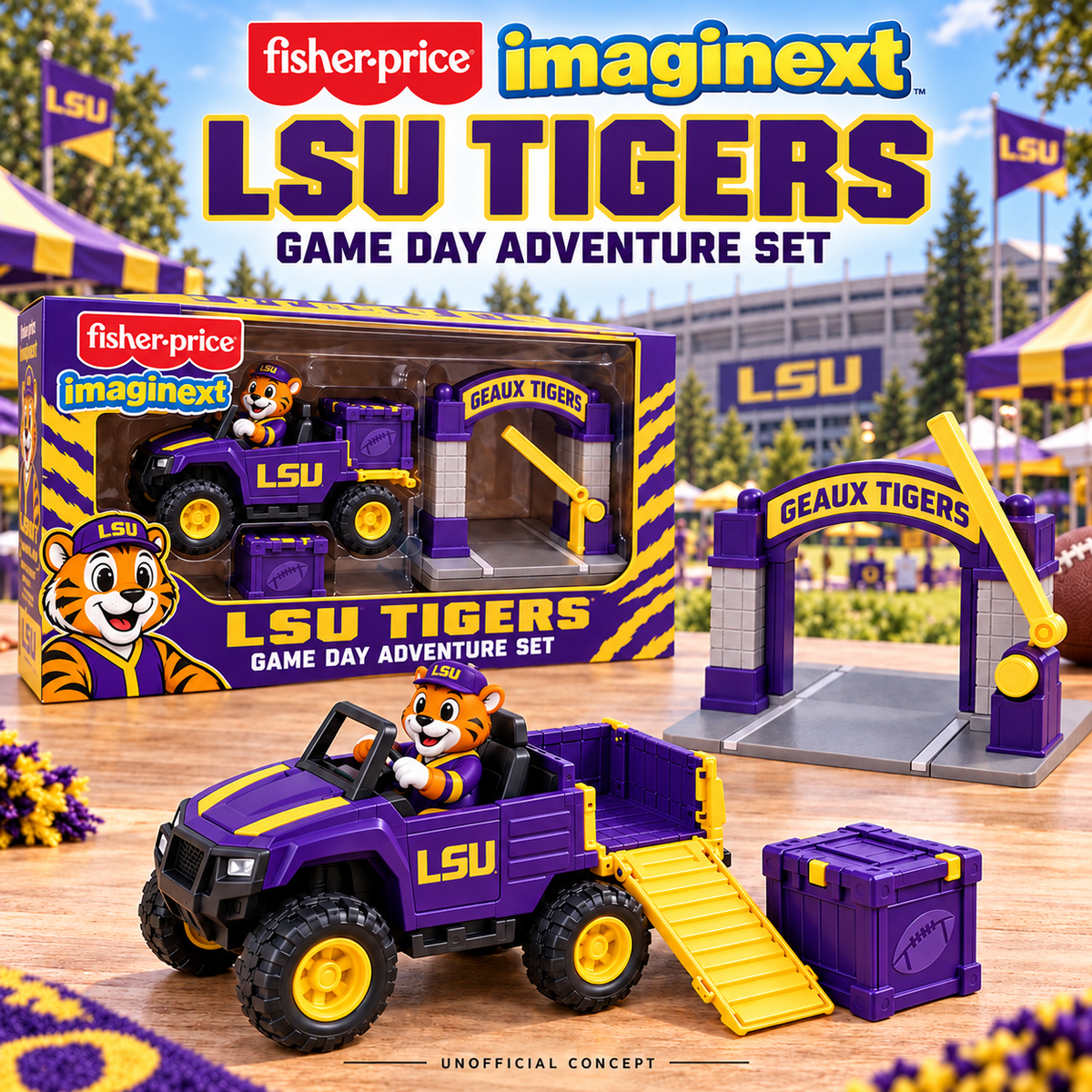 LSU Premium Adventure Toy Set TMH