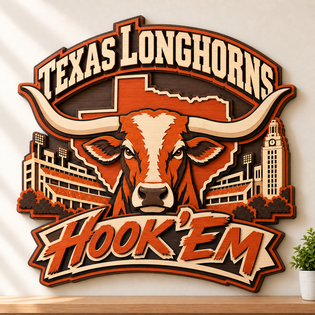 Premium TLS Multilayer Wooden Art NTVA