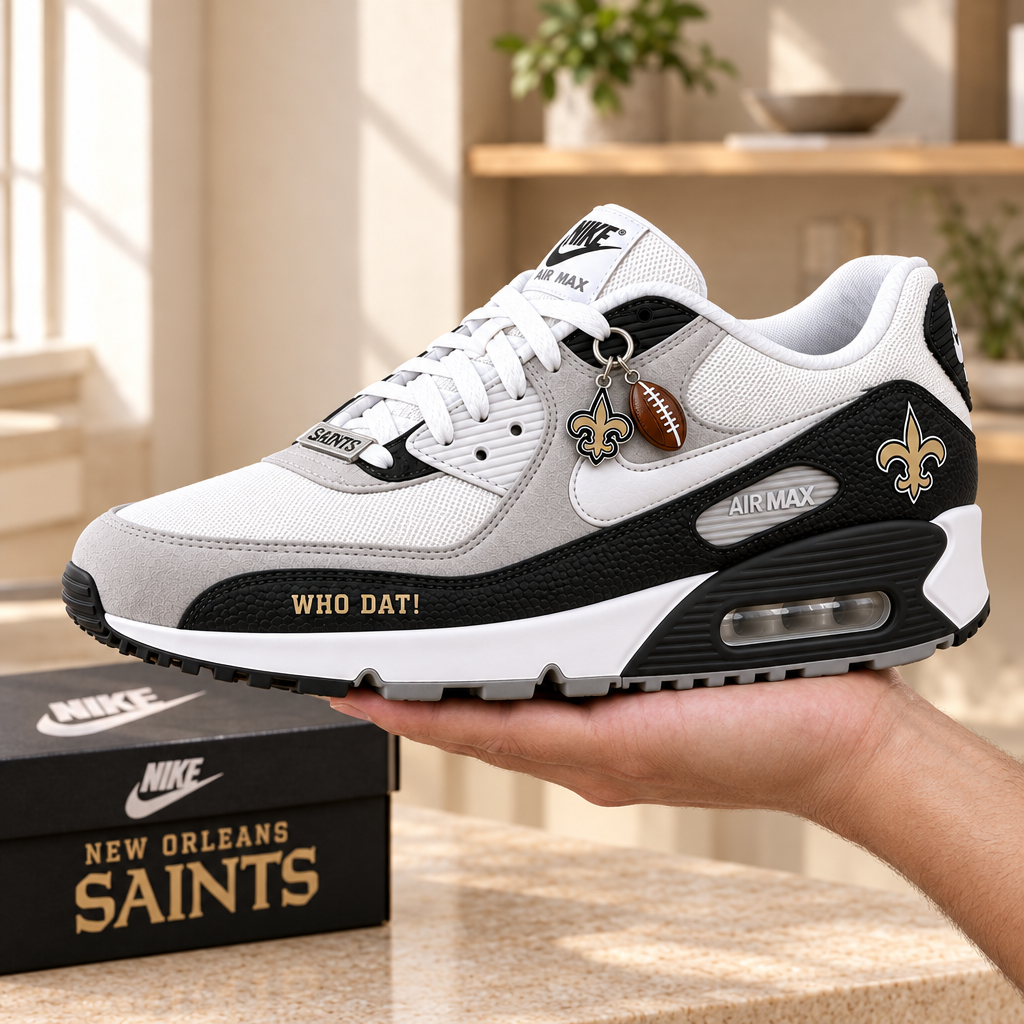 New Orleans Saints Premium Low-Top Sneakers