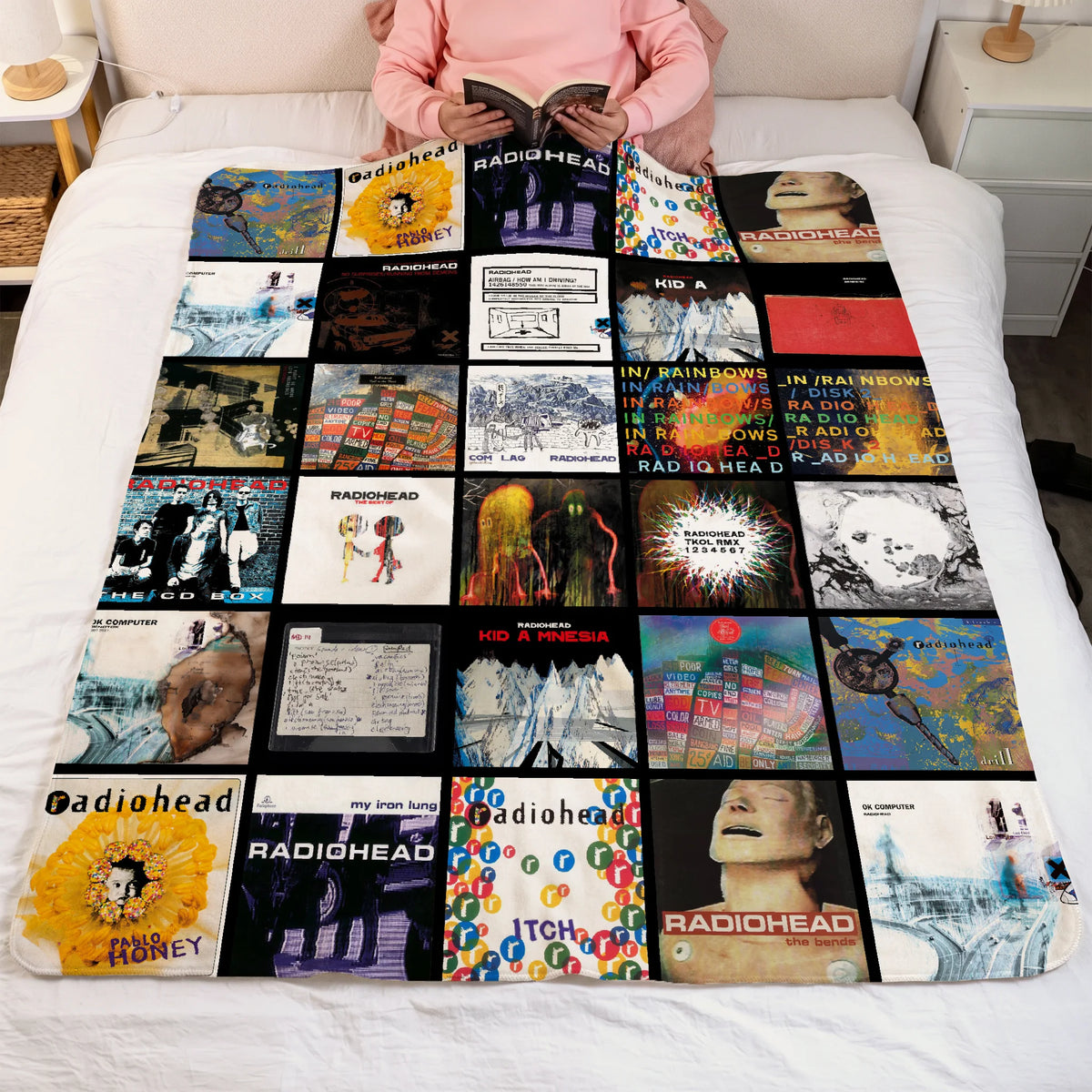 ROH Albums Collage Sherpa Blanket DNBN
