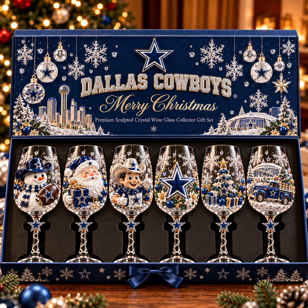 DLCB Premium Sculpted Crystal Wine Glass Collector Set TTNL