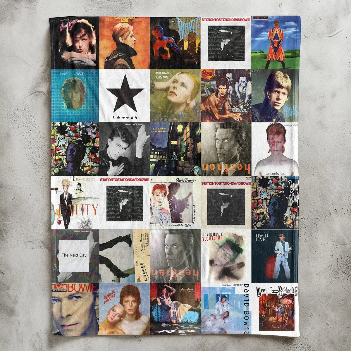 DVB Albums Collage Sherpa Blanket BMD