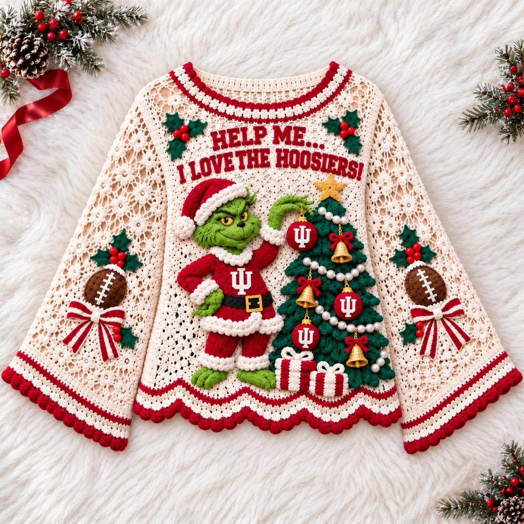 IDH Women’s Premium Christmas Bell-Sleeve Sweater TMH