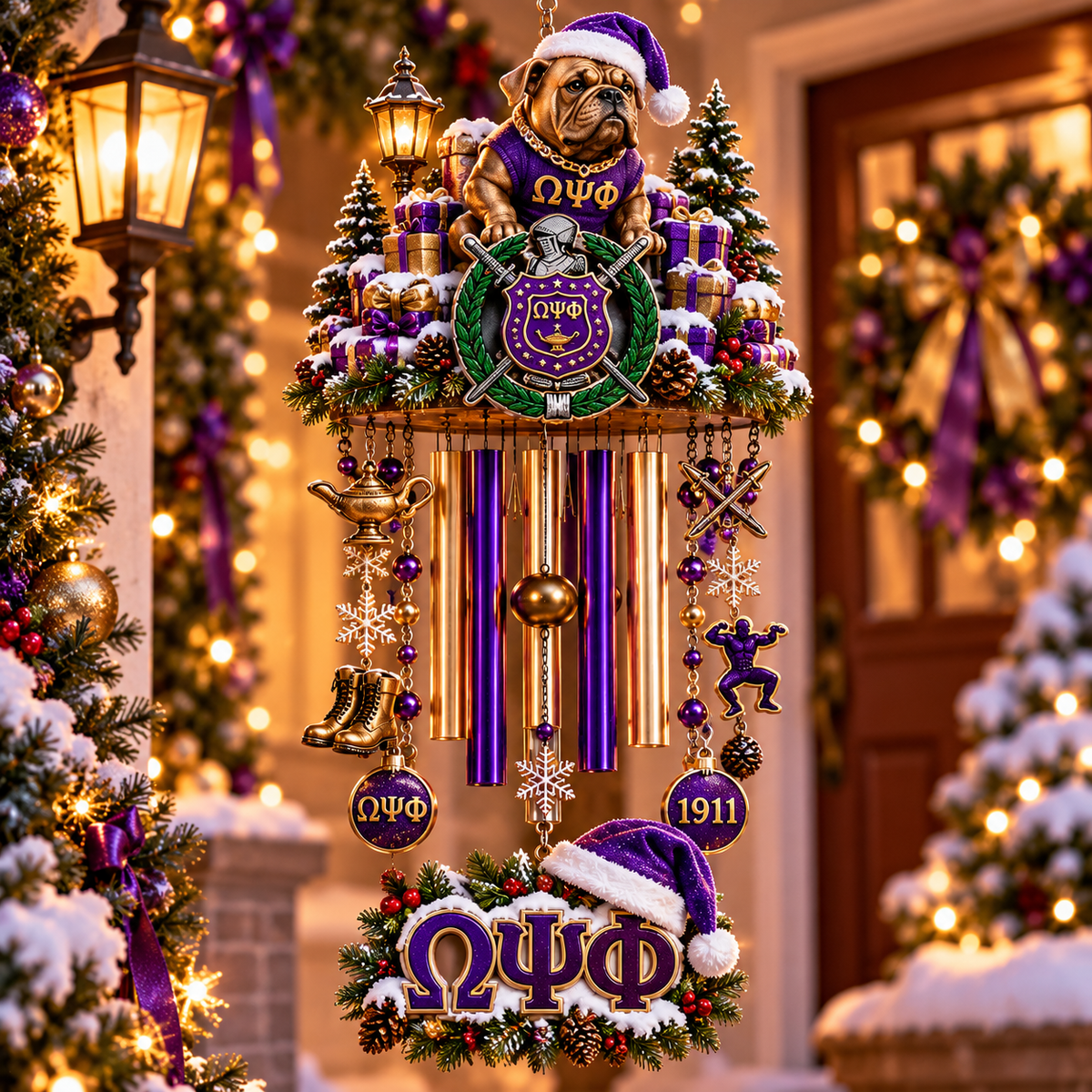 OMPP Christmas Wind Chime With Charm TNSM