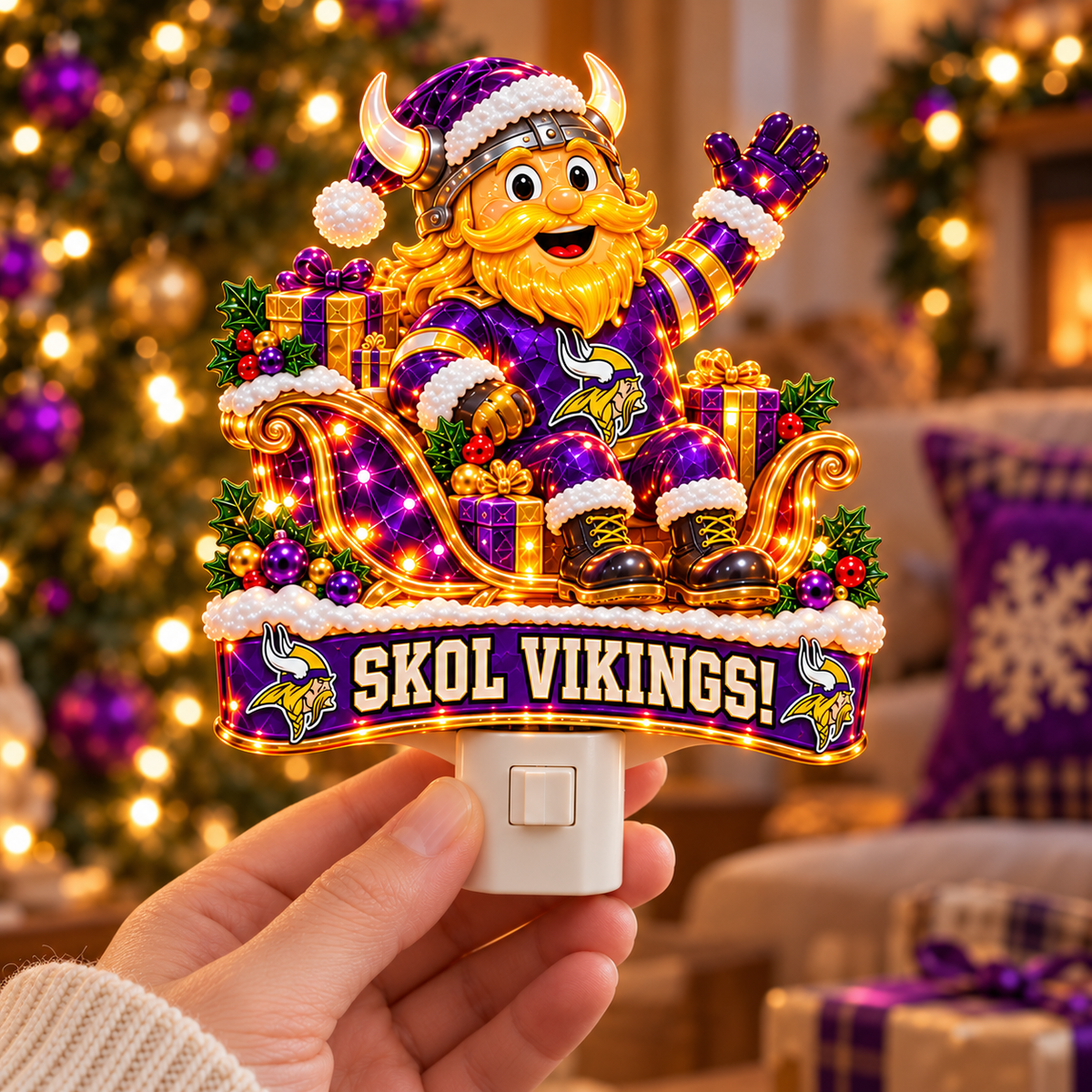 MNVK Christmas Plug-In Night Light Set TMH
