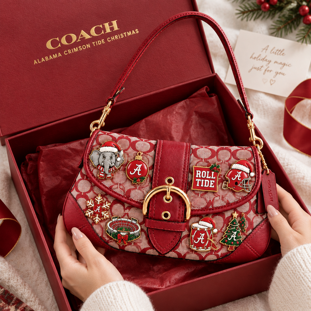 Alabama Crimson Tide Soho Bag With Charm