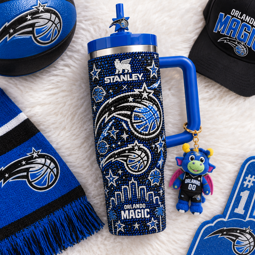 Orlando Magic 40oz Tumbler With Handle TTNL